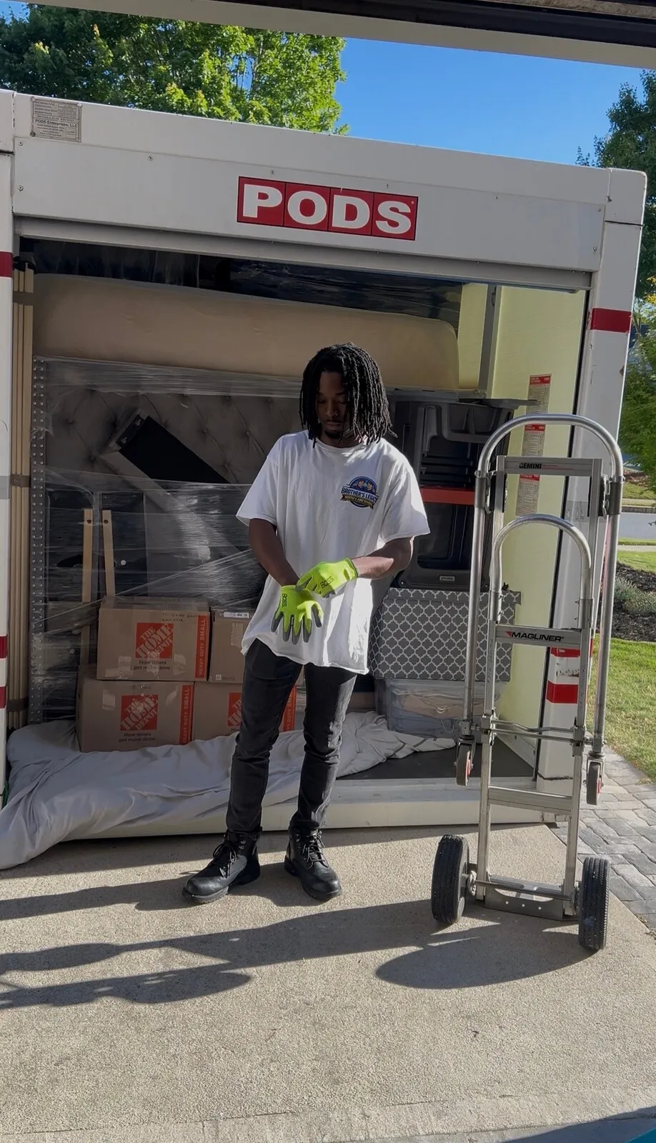 Loading a PODS container